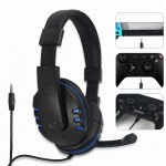 Wholesale Wired 3.5MM Headphone Headset with Long Mic Compatible with Cell Phone, Tablet, Laptop, Computer, PlayStation, Nintendo Switch, Xbox Console for Gaming Home School (Black)